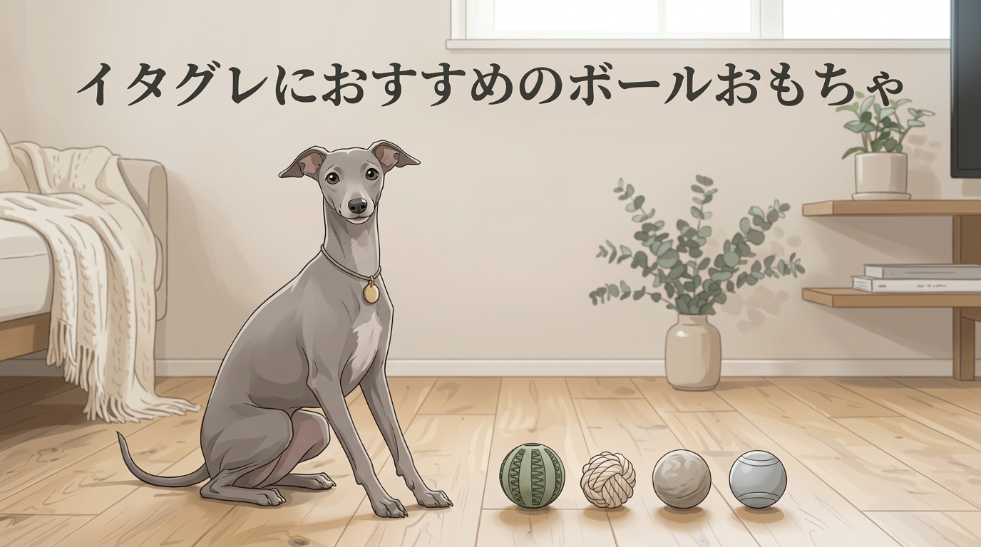 イタグレにおすすめのボールおもちゃ　アイキャッチ